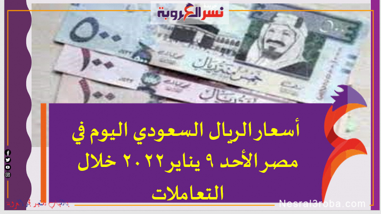 أسعار الريال السعودي اليوم في مصر الأحد 9 يناير 2022 خلال التعاملات