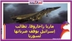 ماريا زاخاروفا. تطالب إسرائيل بوقف ضرباتها لسوريا