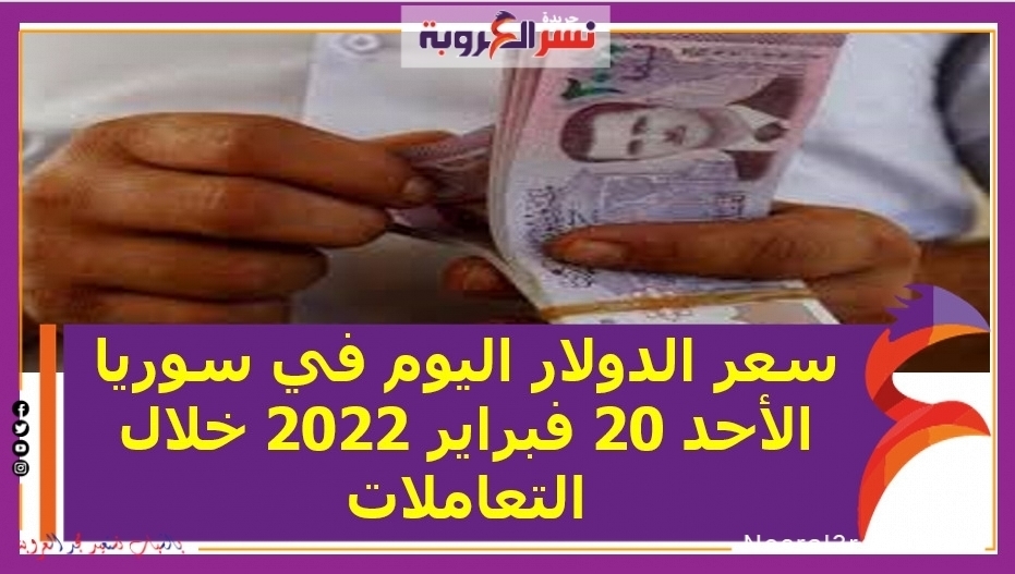 سعر الدولار اليوم في سوريا الأحد 20 فبراير 2022 خلال التعاملات