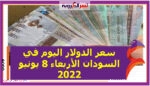 سعر الدولار اليوم في السودان الأربعاء 8 يونيو 2022.. خلال التعاملات