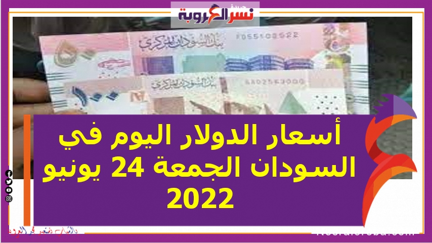 تعرف عليأسعار الدولار اليوم في السودان الجمعة 24 يونيو 2022.. خلال التعاملات