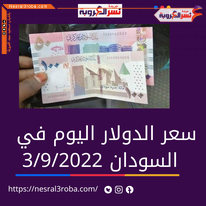 سعر الدولار اليوم في السودان السبت 3 سبتمبر 2022.. لدى البنك المركزي