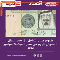 هدوئ خلال التعامل .. ل سعر الريال السعودي اليوم في مصر السبت 24 سبتمبر 2022