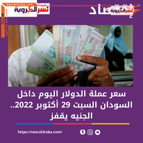 سعر عملة الدولار اليوم داخل السودان السبت 29 أكتوبر 2022.. الجنيه يقفز
