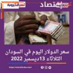 سعر الدولار اليوم في السودان الثلاثاء 13 ديسمبر 2022.. وسط هدوء التعاملات