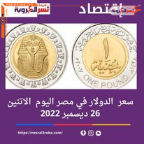 سعر الدولار اليوم في مصر الإثنين 26 ديسمبر 2022.. وفقا لبيانات البنوك