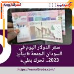 سعر الدولار اليوم في السودان الجمعة 6 يناير 2023.. تحرك بطيء