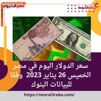سعر الدولار $ اليوم في مصر الخميس 26 يناير 2023 وفقا للبيانات البنوك