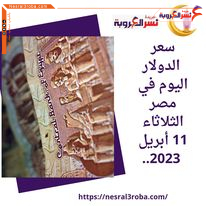 سعر صرف عملة الدولار اليوم في مصر الثلاثاء 11 أبريل 2023..استقرارا ملحوظا