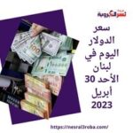 سعر الدولار اليوم في لبنان الأحد 30 أبريل 2023..وسط ترقب لرفع جديد