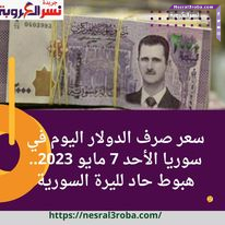 سعر صرف الدولار اليوم في سوريا الأحد 7 مايو 2023.. هبوط حاد لليرة السورية