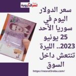 سعر الدولار اليوم في سوريا الأحد 25 يونيو 2023.. الليرة تنتعش داخل السوق