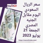 سعر الريال السعودي اليوم مقابل الجنيه المصري الجمعة 21 يوليو 2023