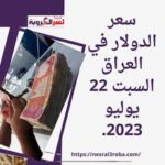سعر الدولار في العراق السبت 22 يوليو 2023..وسط قلق في السوق من أزمة مصرفية