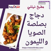 دجاج بصلصة الصويا والليمون ( مطبخ نيللي)