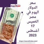 سعر الدولار اليوم في مصر الخميس 17 أغسطس 2023.. قرار التجديد