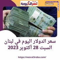 سعر الدولار في لبنان اليوم السبت 28 أكتوبر.. استقرارمقابل الليرة اللبنانية