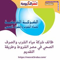 تعرف علي تفاصيل ..وظائف شركة مياه الشرب والصرف الصحي في مصر الشروط وطريقة التقديم