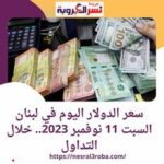 سعر الدولار اليوم في لبنان السبت 11 نوفمبر 2023.. خلال التداول