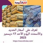 تعرف علي أسعار الحديد والأسمنت اليوم الأحد 17 ديسمبر 2023