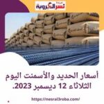 أسعار الحديد والأسمنت اليوم الثلاثاء 12 ديسمبر 2023..تسليم أرض مصنع