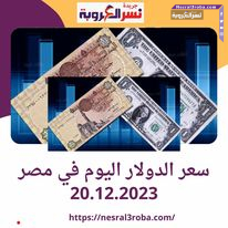 الدولار اليوم داخل البنوك في مصر.. الأربعاء 20 ديسمبر 2023