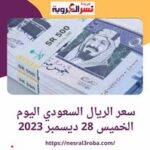 أرتفاع فى سعر الريال السعودي اليوم الخميس 28 ديسمبر 2023 داخل البنوك ولدى السوق السوداء