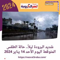 طفس اليوم شديد البرودة ليلاً.. الأحد 14 يناير 2024