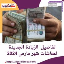 تفاصيل الزيادة الجديدة لمعاشات شهر مارس 2024