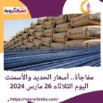 أسعار الحديد والأسمنت اليوم الثلاثاء 26 مارس 2024 تسليم أرض مصنع
