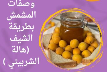 وصفات المشمش بطريقة الشيف (هالة الشربيني )
