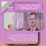 سعر الدولار اليوم في سوريا الإثنين 29 يوليو 2024.. الليرة مستقرة