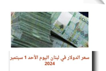 سعر الدولار في لبنان اليوم الأحد 1 سبتمبر 2024..