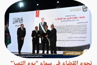 نجوم القضاء في سماء "يوم التميز".. فوزي يكرم الأبطال