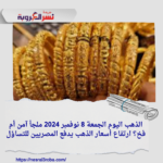 الذهب اليوم الجمعة 8 نوفمبر 2024 ملجأ آمن أم فخ؟ ارتفاع أسعار الذهب يدفع المصريين للتساؤل