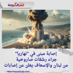 إصابة مبنى في "نهاريا" جراء رشقات صاروخية من لبنان والإسعاف يعلن عن إصابات