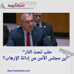 لماذا لا يدين مجلس الأمن الهجوم الإرهابي على حلب؟