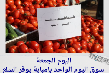 اليوم الجمعة: سوق اليوم الواحد بإمبابة يوفر السلع بأسعار مناسبة للجميع!"