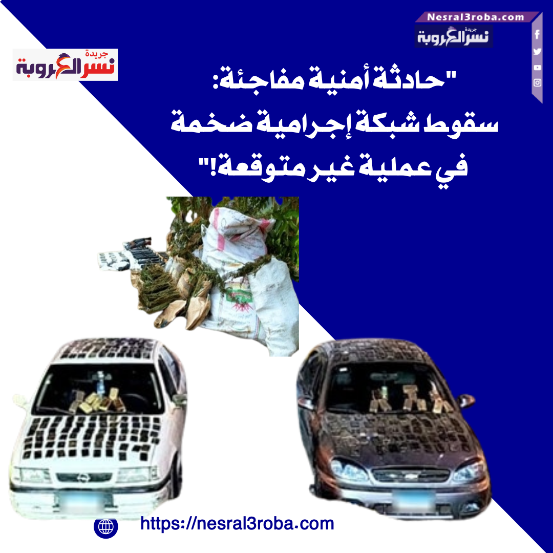 "حادثة أمنية مفاجئة: سقوط شبكة إجرامية ضخمة في عملية غير متوقعة!"