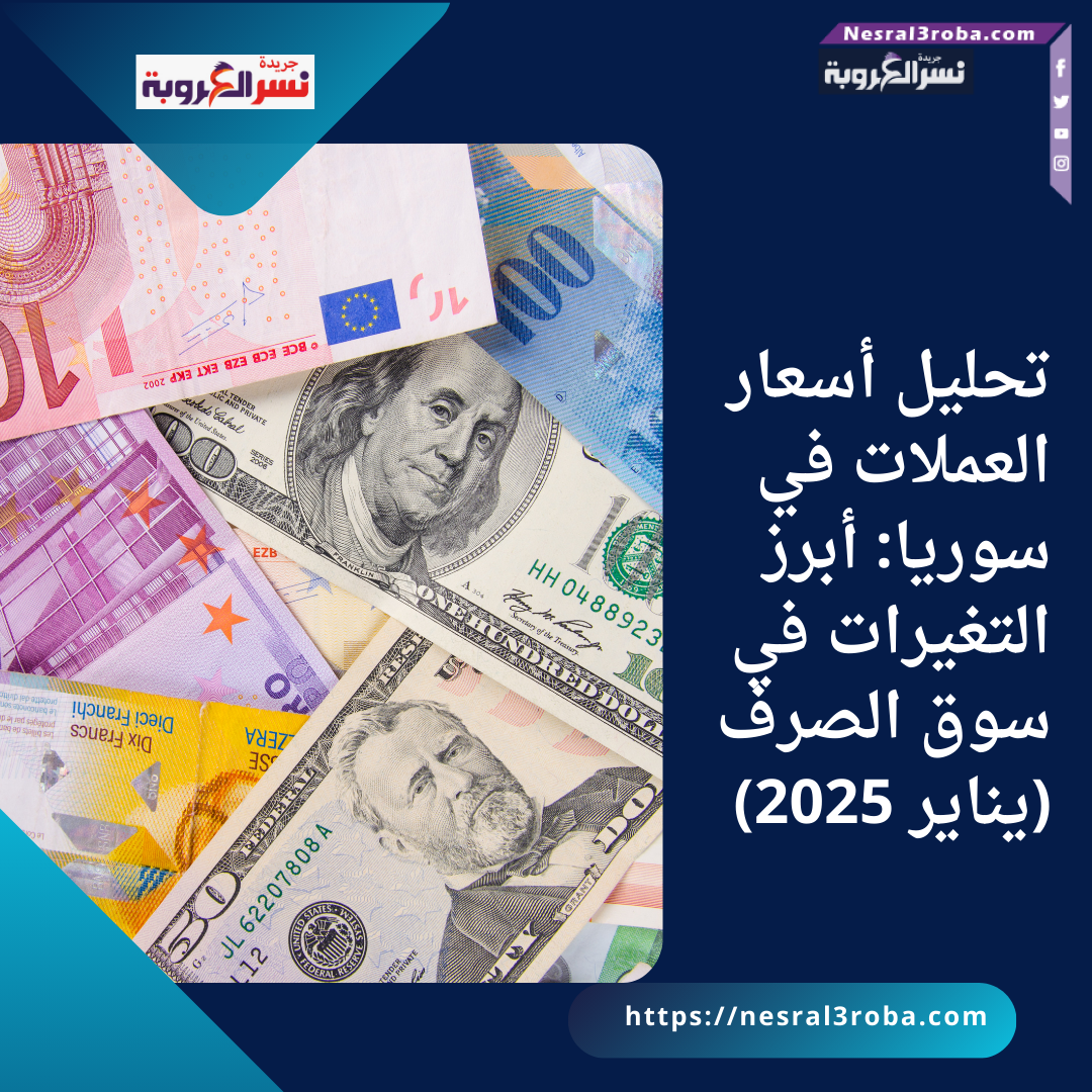تحليل أسعار العملات في سوريا: أبرز التغيرات في سوق الصرف (يناير 2025)