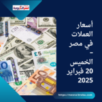 أسعار العملات في مصر – الخميس 20 فبراير 2025
