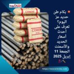 💥 بكام طن حديد عز اليوم؟ تعرف على أحدث أسعار الحديد والأسمنت الجمعة 11 إبريل 2025 🔨🏗️