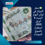 💵 سعر الدولار في لبنان اليوم السبت 5 أبريل 2025.. استقرار بالسوق السوداء