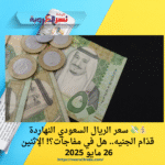 💰💸 سعر الريال السعودي النهاردة قدّام الجنيه.. هل في مفاجآت؟! الإثنين 26 مايو 2025 🇸🇦🇪🇬
