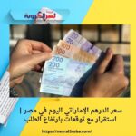 سعر الدرهم الإماراتي اليوم في مصر | استقرار مع توقعات بارتفاع الطلب
