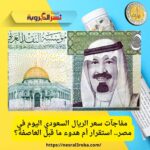 مفاجآت سعر الريال السعودي اليوم في مصر.. استقرار أم هدوء ما قبل العاصفة؟