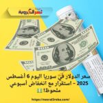  سعر الدولار في سوريا اليوم 6 أغسطس 2025 – استقرار مع انخفاض أسبوعي ملحوظ! 💵