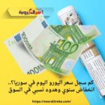 كم سجل سعر اليورو اليوم في سوريا؟.. انخفاض سنوي وهدوء نسبي في السوق