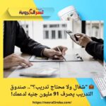 💼 "شغال ولا محتاج تدريب؟".. صندوق التدريب يصرف 91 مليون جنيه لدعمك!