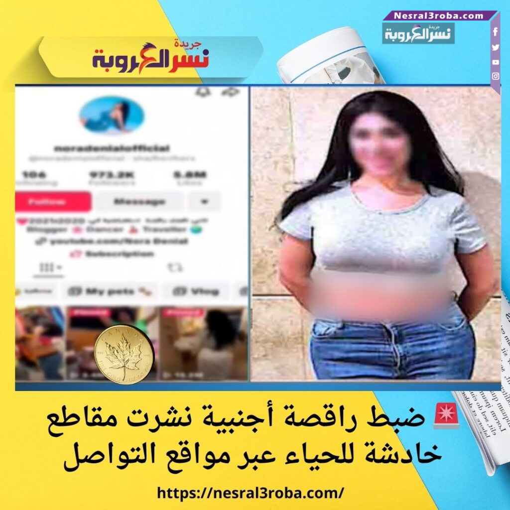 🚨 ضبط راقصة أجنبية نشرت مقاطع خادشة للحياء عبر مواقع التواصل